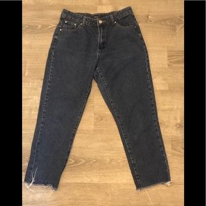 High Waisted Crop Ankled Jeans